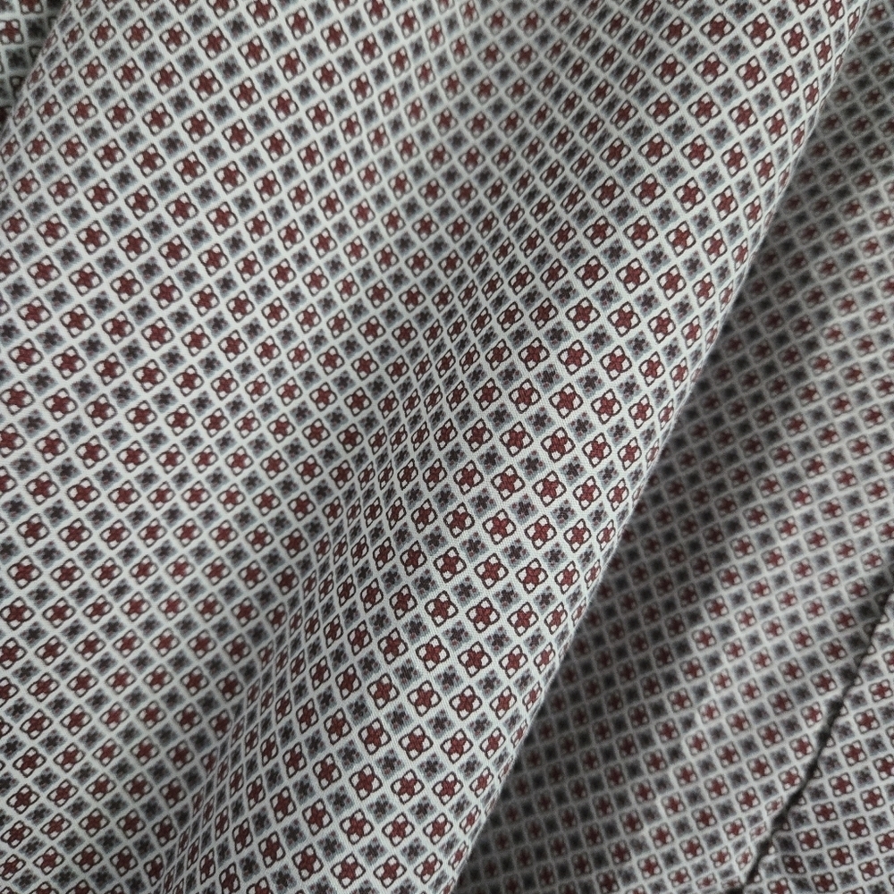 Lucky Brand Men's Large Classic Stretch Patterned Shirt - Picture 4 of 12